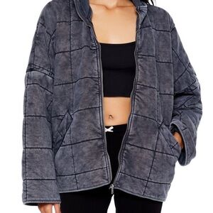 Quilted Zip Up Jacket